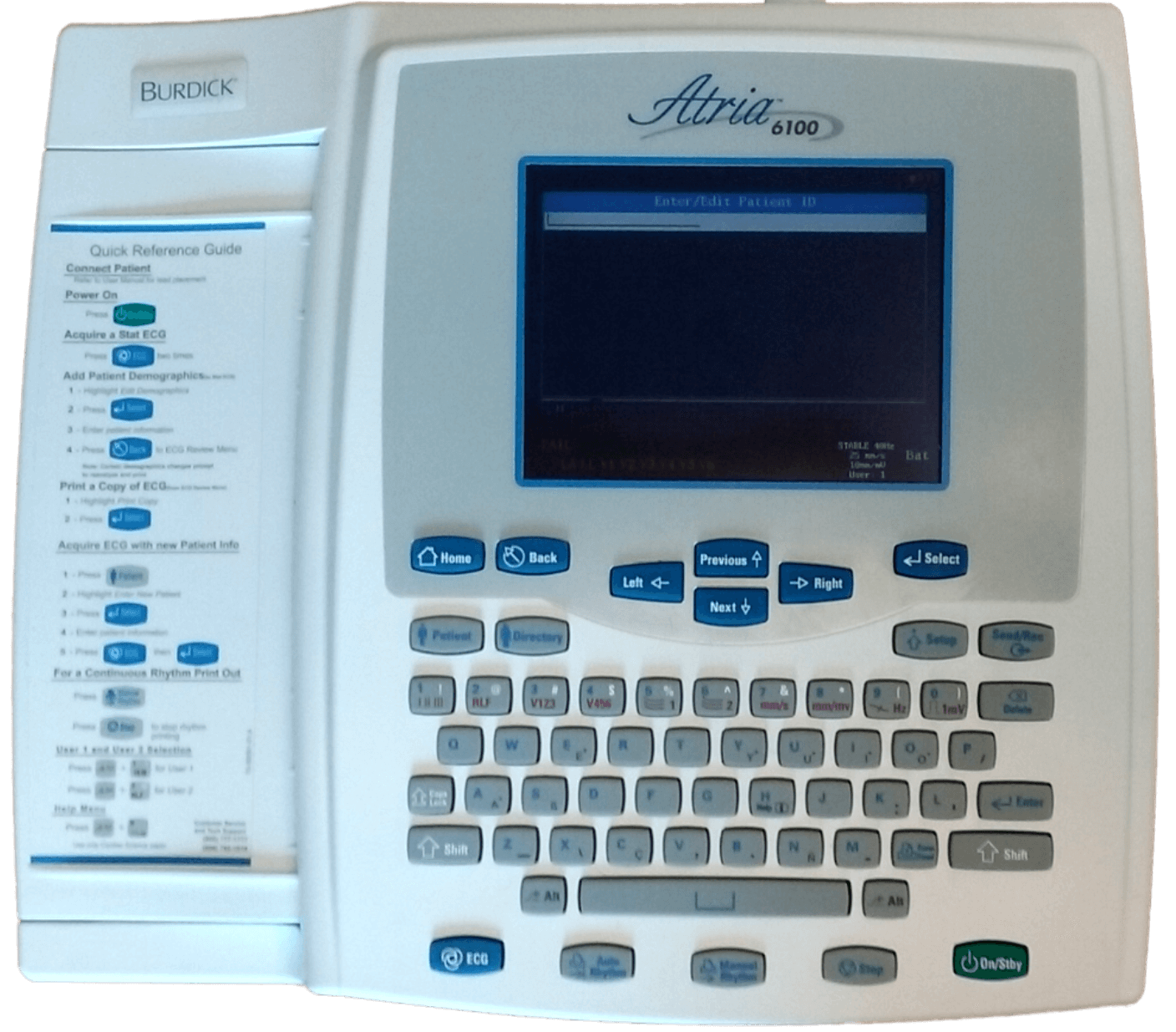 Electrocardiógrafo Burdick Atria 6100