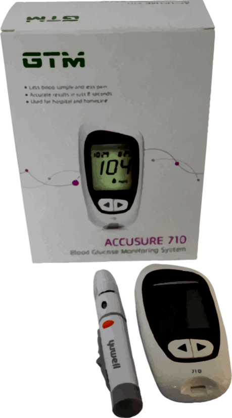 Glucómetro GTM accusure 710
